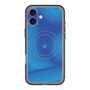 スリムプロテクションプレミアムケース with MagSafe［ CASEPLAY Winding Pattern - Blue ］