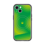 スリムプロテクションプレミアムケース with MagSafe［ CASEPLAY Winding Pattern - Green ］