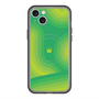 スリムプロテクションプレミアムケース with MagSafe［ CASEPLAY Winding Pattern - Green ］