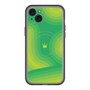 スリムプロテクションプレミアムケース with MagSafe［ CASEPLAY Winding Pattern - Green ］