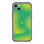 スリムプロテクションプレミアムケース with MagSafe［ CASEPLAY Winding Pattern - Green ］