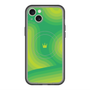 スリムプロテクションプレミアムケース with MagSafe［ CASEPLAY Winding Pattern - Green ］