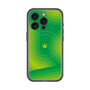 スリムプロテクションプレミアムケース with MagSafe［ CASEPLAY Winding Pattern - Green ］