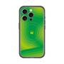 スリムプロテクションプレミアムケース with MagSafe［ CASEPLAY Winding Pattern - Green ］