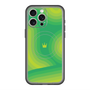 スリムプロテクションプレミアムケース with MagSafe［ CASEPLAY Winding Pattern - Green ］