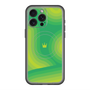 スリムプロテクションプレミアムケース with MagSafe［ CASEPLAY Winding Pattern - Green ］