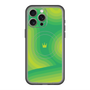 スリムプロテクションプレミアムケース with MagSafe［ CASEPLAY Winding Pattern - Green ］