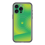 スリムプロテクションプレミアムケース with MagSafe［ CASEPLAY Winding Pattern - Green ］