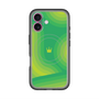 スリムプロテクションプレミアムケース with MagSafe［ CASEPLAY Winding Pattern - Green ］
