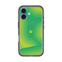 スリムプロテクションプレミアムケース with MagSafe［ CASEPLAY Winding Pattern - Green ］
