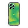 スリムプロテクションプレミアムケース with MagSafe［ CASEPLAY Winding Pattern - Green ］