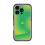 スリムプロテクションプレミアムケース with MagSafe［ CASEPLAY Winding Pattern - Green ］