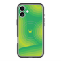 スリムプロテクションプレミアムケース with MagSafe［ CASEPLAY Winding Pattern - Green ］