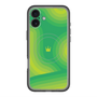 スリムプロテクションプレミアムケース with MagSafe［ CASEPLAY Winding Pattern - Green ］