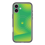 スリムプロテクションプレミアムケース with MagSafe［ CASEPLAY Winding Pattern - Green ］