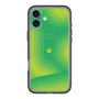 スリムプロテクションプレミアムケース with MagSafe［ CASEPLAY Winding Pattern - Green ］