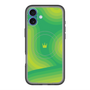 スリムプロテクションプレミアムケース with MagSafe［ CASEPLAY Winding Pattern - Green ］