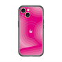 スリムプロテクションプレミアムケース with MagSafe［ CASEPLAY Winding Pattern - Pink ］