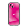 スリムプロテクションプレミアムケース with MagSafe［ CASEPLAY Winding Pattern - Pink ］