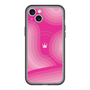 スリムプロテクションプレミアムケース with MagSafe［ CASEPLAY Winding Pattern - Pink ］