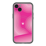 スリムプロテクションプレミアムケース with MagSafe［ CASEPLAY Winding Pattern - Pink ］