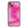 スリムプロテクションプレミアムケース with MagSafe［ CASEPLAY Winding Pattern - Pink ］