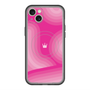 スリムプロテクションプレミアムケース with MagSafe［ CASEPLAY Winding Pattern - Pink ］