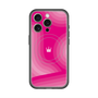 スリムプロテクションプレミアムケース with MagSafe［ CASEPLAY Winding Pattern - Pink ］