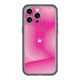 スリムプロテクションプレミアムケース with MagSafe［ CASEPLAY Winding Pattern - Pink ］