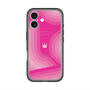 スリムプロテクションプレミアムケース with MagSafe［ CASEPLAY Winding Pattern - Pink ］