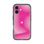 スリムプロテクションプレミアムケース with MagSafe［ CASEPLAY Winding Pattern - Pink ］