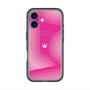 スリムプロテクションプレミアムケース with MagSafe［ CASEPLAY Winding Pattern - Pink ］
