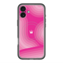 スリムプロテクションプレミアムケース with MagSafe［ CASEPLAY Winding Pattern - Pink ］