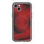 スリムプロテクションプレミアムケース with MagSafe［ CASEPLAY Winding Pattern - Red ］