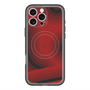スリムプロテクションプレミアムケース with MagSafe［ CASEPLAY Winding Pattern - Red ］