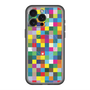 スリムプロテクションプレミアムケース with MagSafe［ CASEPLAY Rainbow Check ］