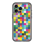 スリムプロテクションプレミアムケース with MagSafe［ CASEPLAY Rainbow Check ］