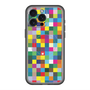 スリムプロテクションプレミアムケース with MagSafe［ CASEPLAY Rainbow Check ］