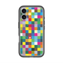 スリムプロテクションプレミアムケース with MagSafe［ CASEPLAY Rainbow Check ］