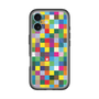 スリムプロテクションプレミアムケース with MagSafe［ CASEPLAY Rainbow Check ］