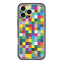 スリムプロテクションプレミアムケース with MagSafe［ CASEPLAY Rainbow Check ］