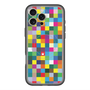 スリムプロテクションプレミアムケース with MagSafe［ CASEPLAY Rainbow Check ］
