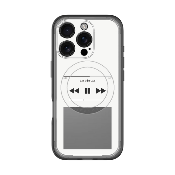 スリムプロテクションプレミアムケース with MagSafe［ Music Player ］