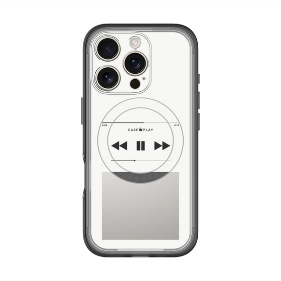 スリムプロテクションプレミアムケース with MagSafe［ Music Player ］