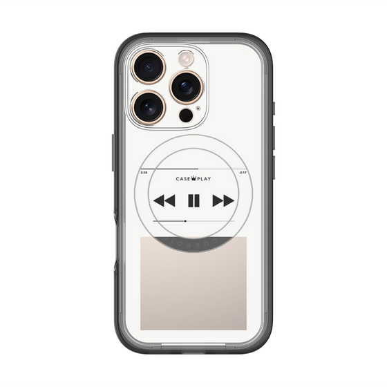 スリムプロテクションプレミアムケース with MagSafe［ Music Player ］