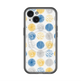 スリムプロテクションプレミアムケース with MagSafe［ Nordic Circle - Blue ］