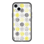 スリムプロテクションプレミアムケース with MagSafe［ Nordic Circle - Yellow ］