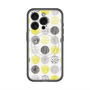 スリムプロテクションプレミアムケース with MagSafe［ Nordic Circle - Yellow ］