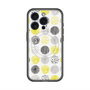 スリムプロテクションプレミアムケース with MagSafe［ Nordic Circle - Yellow ］