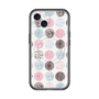 スリムプロテクションプレミアムケース with MagSafe［ Nordic Circle - Pink ］